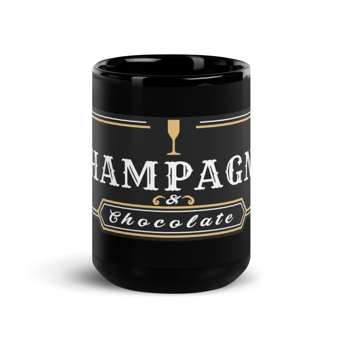 Black Glossy Mug
