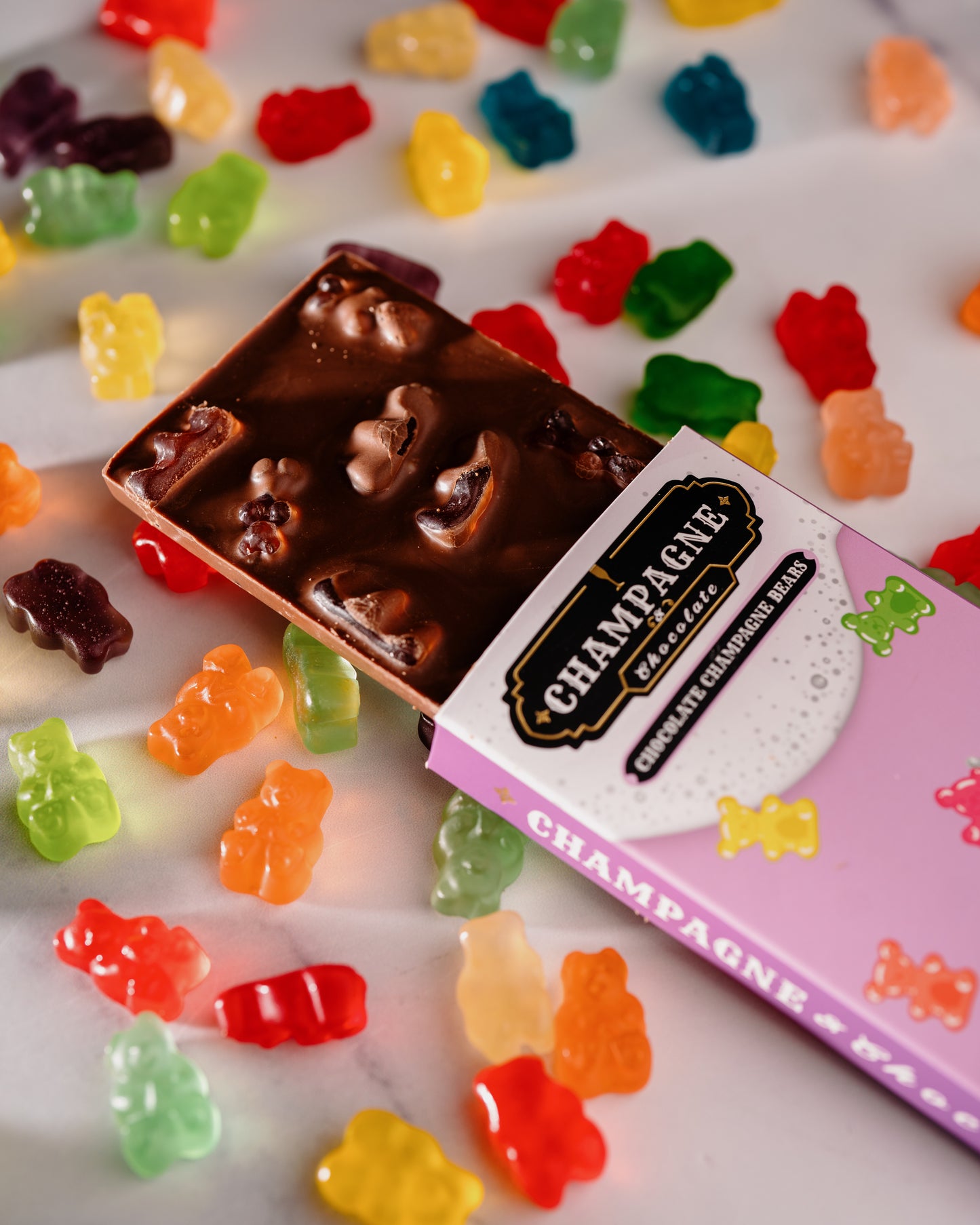 Chocolate Champagne Bears