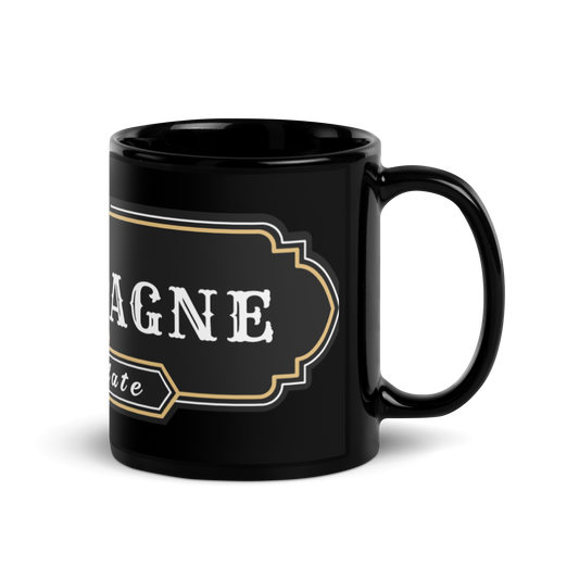 Black Glossy Mug