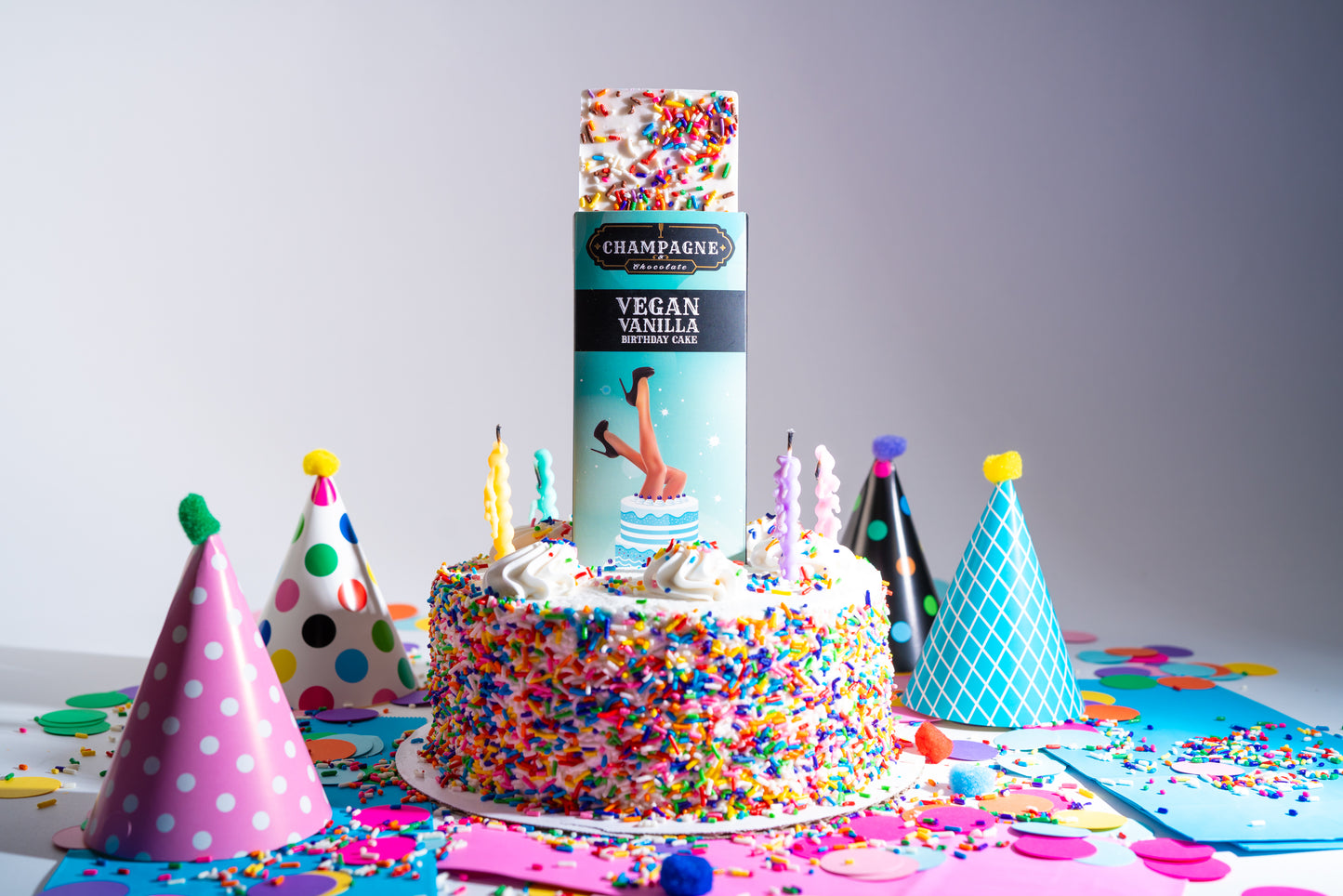 Vegan Vanilla Birthday Cake