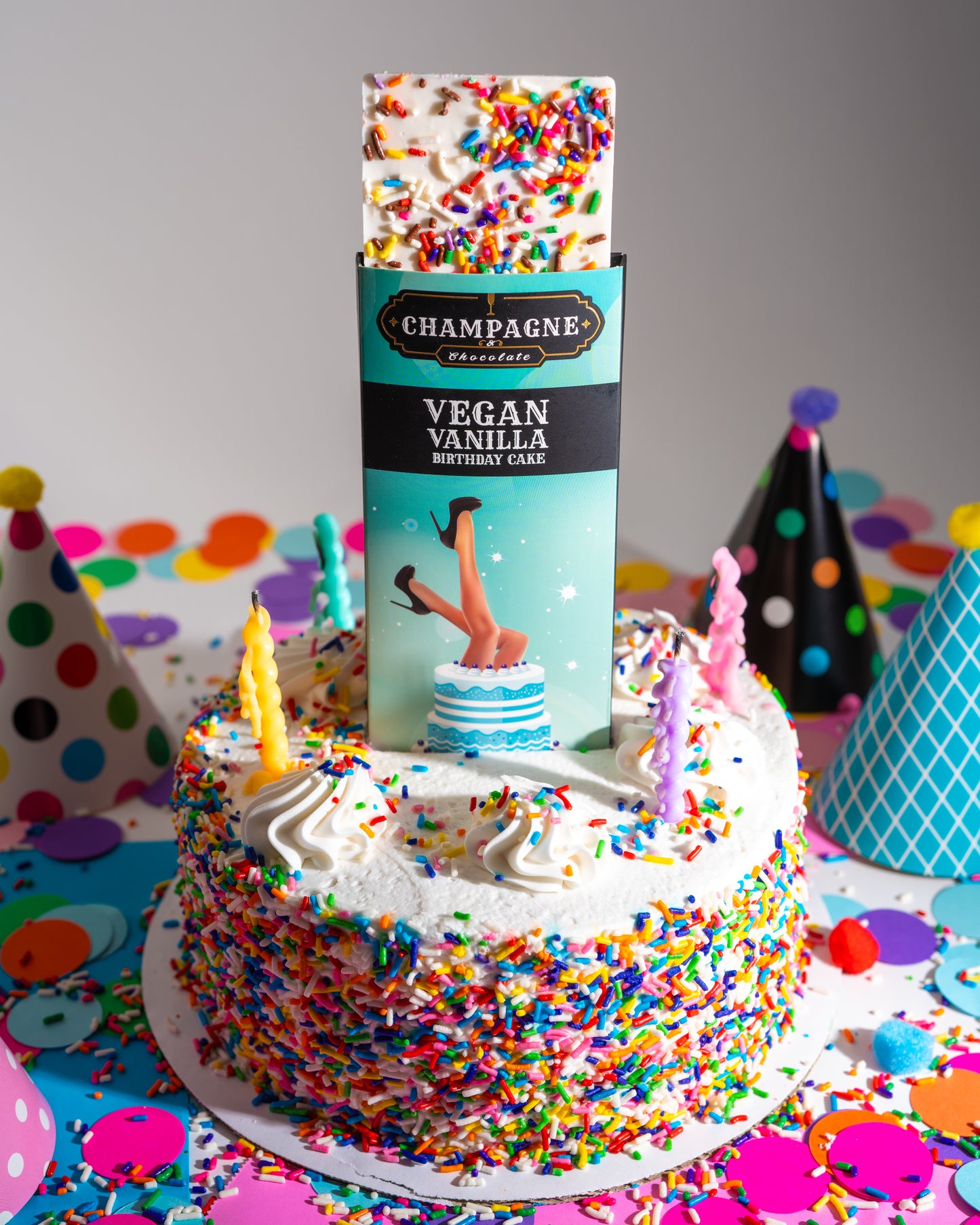 Vegan Vanilla Birthday Cake